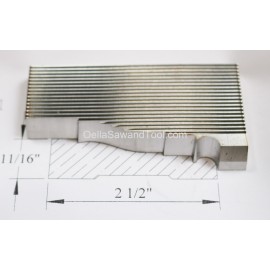 WM 371 11/16 x 2-1/2 Casing  Corrugated Back molding knives 